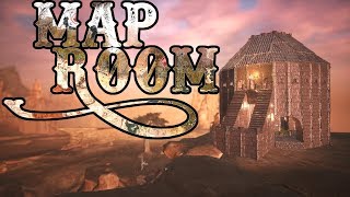 Conan Exiles Map Room Build Guide Blood and Sand DLC [upl. by Anbul127]