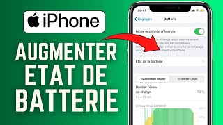 Comment Augmenter Letat De Sa Batterie Iphone  FACILE [upl. by Olenka]