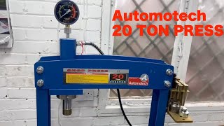 Automotech 20 TON HYDRAULIC PRESS AS3004A [upl. by Penman]