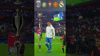 Ronaldo Team Cups Juventus Alnassr Portugal Manchester United Real Madrid football shorts [upl. by Eeneg]