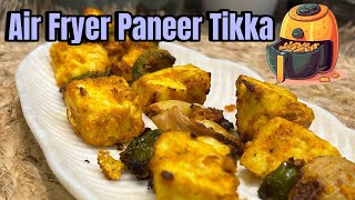 Amazing Air Fryer Paneer Tikka Recipe  10 min Air fryer Recipe  Paneer Tikka paneertikkarecipe [upl. by Hayikaz]