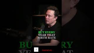 Elon Musk on Declining Birth Rates A Global Crisis 🌍📉 elonmusk shortspeeches shorts [upl. by Adalia]