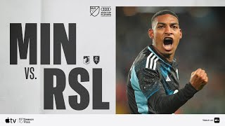 Minnesota United vs Real Salt Lake  Audi 2024 MLS Cup Playoffs  Full Match Highlights [upl. by Sedicla]