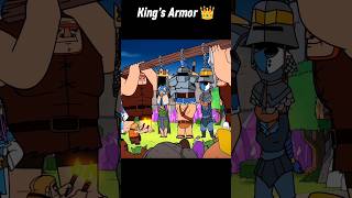 Making of kings Armor 👑 Clash of clan clashofclans coc cocshorts [upl. by Lledroc]