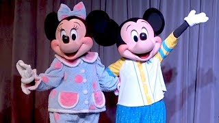 Mickey Mouse 90th Birthday Character Pajama Party at D23 Destination D Minnie Daisy Donald Goofy [upl. by Abehs]