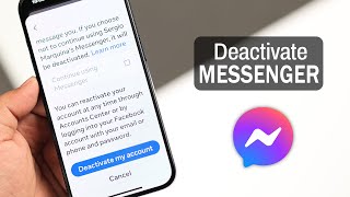 Deactivate Messenger Account 2024 How To Guide [upl. by Oakie268]