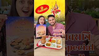 Haldirams 425₹ Navratri Special Thali🙏🏻Navratri Vrat Ki Thali navratri jaimatadi food shorts [upl. by Gavrielle889]