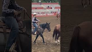 Ellensburg Rodeo Team Ropping [upl. by Uzia]