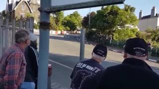 Crash At 2017 Isle Of Man TT Race Crash [upl. by Lizzie]