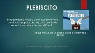 ¿Cuál es la diferencia entre plebiscito y referendo [upl. by Willner]