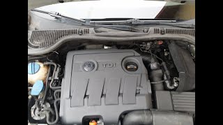 Simptome injectoare defecte 16 TDI CAYC Skoda Octavia [upl. by Suicul]