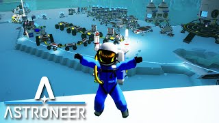 I BUILT AUTOMATED SMELTING amp STORAGE  Astroneer 4 [upl. by Ojahtnamas]