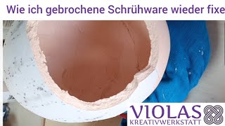 wie ich gebrochene Schrühware repariere [upl. by Trumann]