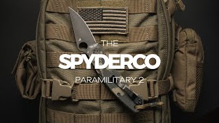 Spyderco Paramilitary 2  EDC Knife Info [upl. by Ailerua]