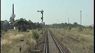 Führerstandsfahrt Bernburg  Aschersleben am 10082003 [upl. by Inafetse601]