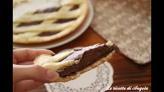 Crostata alla Nutella cremosa che non secca in cottura [upl. by Hatti]