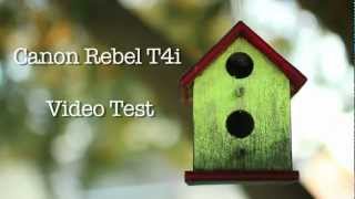 Canon EOS Rebel T4i Video Test [upl. by Munafo]