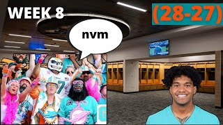 DOLPHINS VS CARDINALS WEEK 8 RECAP [upl. by Elauqsap]