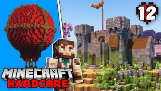 I Built a CREEPER FARM CASTLE in Hardcore Minecraft 120  Ep12 [upl. by Akilam]