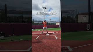 Only perfect one baseball d3 sports mlb softball athlete tiktok homerun baseballlifestyle [upl. by Eusadnilem]