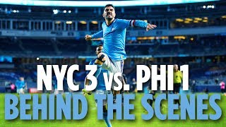 BEHIND THE SCENES  NYCFC vs Philadelphia Union  103118 [upl. by Nathanoj148]