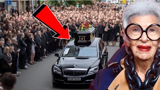 Public funeral  Iris Apfel fashion icon known for her eyecatching style Last Video before died [upl. by Nehtanoj]