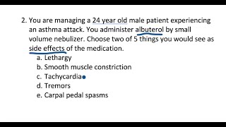 NREMT Practice Questions BLS and ALS [upl. by Annayrb]