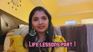 LIFE LESSONS PART 1  PRIYAMEENA MANOHARAN [upl. by Asserac685]