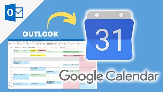 How to sync Outlook Calendar with Google Calendar  Google amp Microsoft Outlook Tutorial [upl. by Harol925]