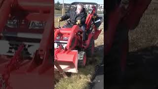 Homemade trencher on Kubota BX tractor Click below for full video [upl. by Jagir]