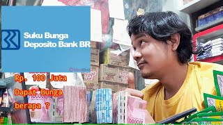 Bunga deposito Bank Bri [upl. by Fazeli547]