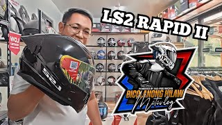 LS2 RAPID II HELMET PRODUCT WALK THROUGH [upl. by Naneek380]