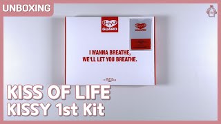 KISS OF LIFE KISSY GUARD 1st Official Fanclub Kit Unboxing 27112024 [upl. by Noevart]