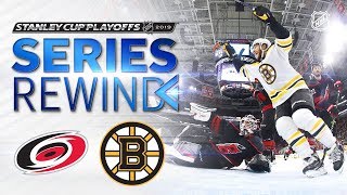 SERIES REWIND Bruins sweep Hurricanes to advance to Stanley Cup Final [upl. by Adlai297]