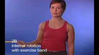 Rotator Cuff Rehab Phase 2 with Theraband  DEMONSTRATION [upl. by Rramahs]