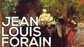 Jean Louis Forain A collection of 108 paintings HD [upl. by Adnwahsat]