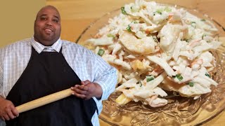 Easy Shrimp and Crab Salad Recipe  Seafood Salad  How to make Crab Salad [upl. by Ioyal409]