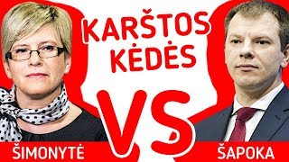 Valdžios improvizacijos mūsų visų mokesčių ir pensijų tema  Šimonytė vs Šapoka  Karštos kėdės [upl. by Rudyard621]