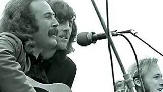 Crosby Stills amp Nash  Helplessly Hoping With Lyrics [upl. by Kosey]