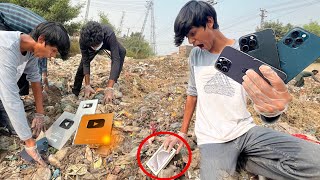 We Found Many IPhones and Gold Play buttons From Garbage [upl. by Nonnair]