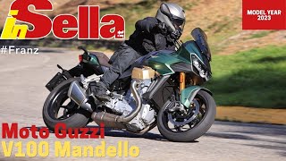 Moto Guzzi V100 Mandello test  Guzzi mette le ali [upl. by Ahsyak]