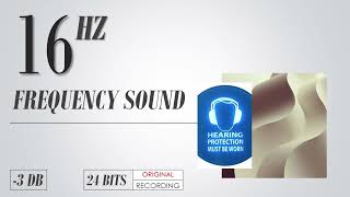 16 Hz Test Tone Sine Wave Frequency Sound [upl. by Helfand316]