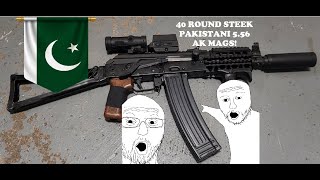 Pakistani Steel 556 AK Mags [upl. by Ecirahc]