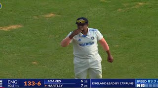 Sarfaraz Khan kissing for fans after Tom Hartley catch  Rohit reaction  Sarfaraz Khan fielding [upl. by Ehtyde519]