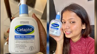 Cetaphil Gentle Skin Cleanser  How to use  Cetaphil Review  Dry to Normal Skin [upl. by Aihtnis109]