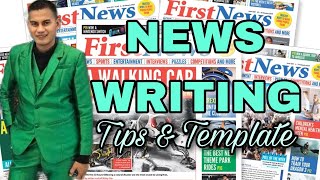 NEWS WRITING Tips and Template Campus Journalism [upl. by Adnic]