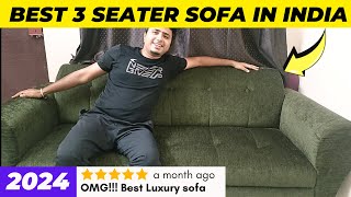 Best 3 seater sofa for living room ✅ Best 3 seater sofa in india ✅ Best sofa online in India  2024 [upl. by Harifaz997]