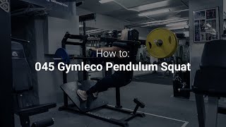 HOW TO USE GYM MACHINES Pendulum Squat [upl. by Cis]