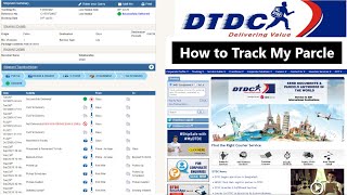 dtdc courier tracking  dtdc courier track kaise kare  how to track dtdc courier  track courier [upl. by Jacquetta565]