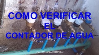 Como verificar un contador agua [upl. by Ijneb668]